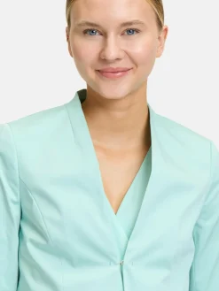 Betty & Co Blazer*Damen Bolero-Jacke türkis uni