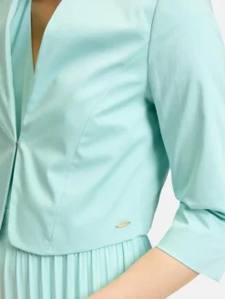 Betty & Co Blazer*Damen Bolero-Jacke türkis uni