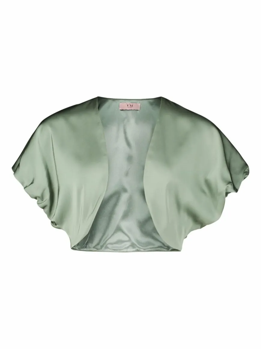 Vera Mont Blazer*Damen Bolero-Jacke grün uni