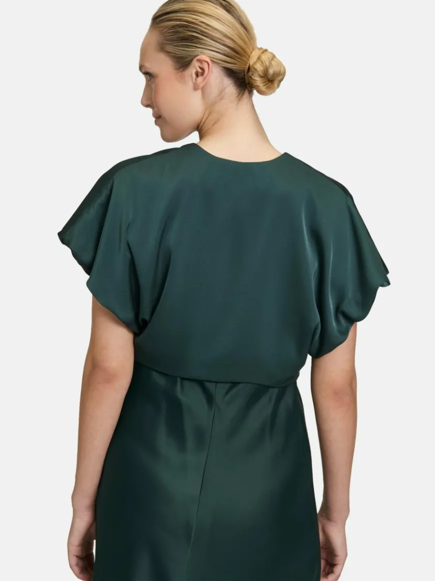 Vera Mont Blazer*Damen Bolero-Jacke grün uni