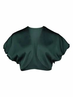 Vera Mont Blazer*Damen Bolero-Jacke grün uni