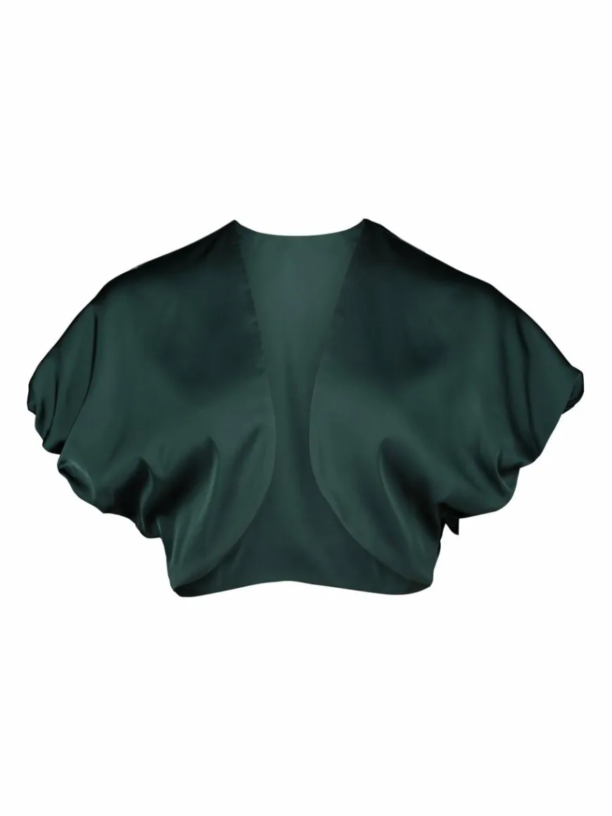 Vera Mont Blazer*Damen Bolero-Jacke grün uni