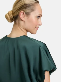 Vera Mont Blazer*Damen Bolero-Jacke grün uni