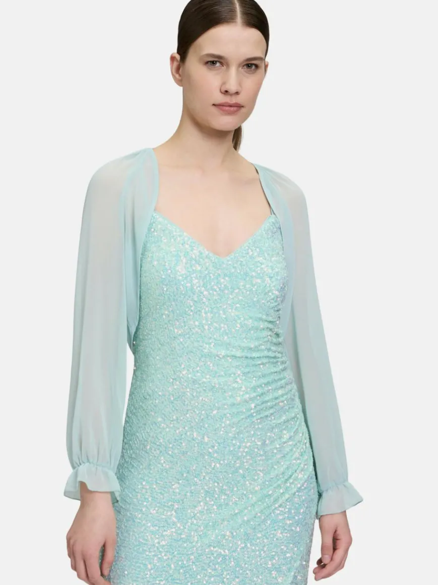 Vera Mont Blazer*Damen Bolero-Jacke mint uni