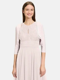 Vera Mont Pullover & Strickjacken*Damen Bolero-Jacke rosa altrosa uni