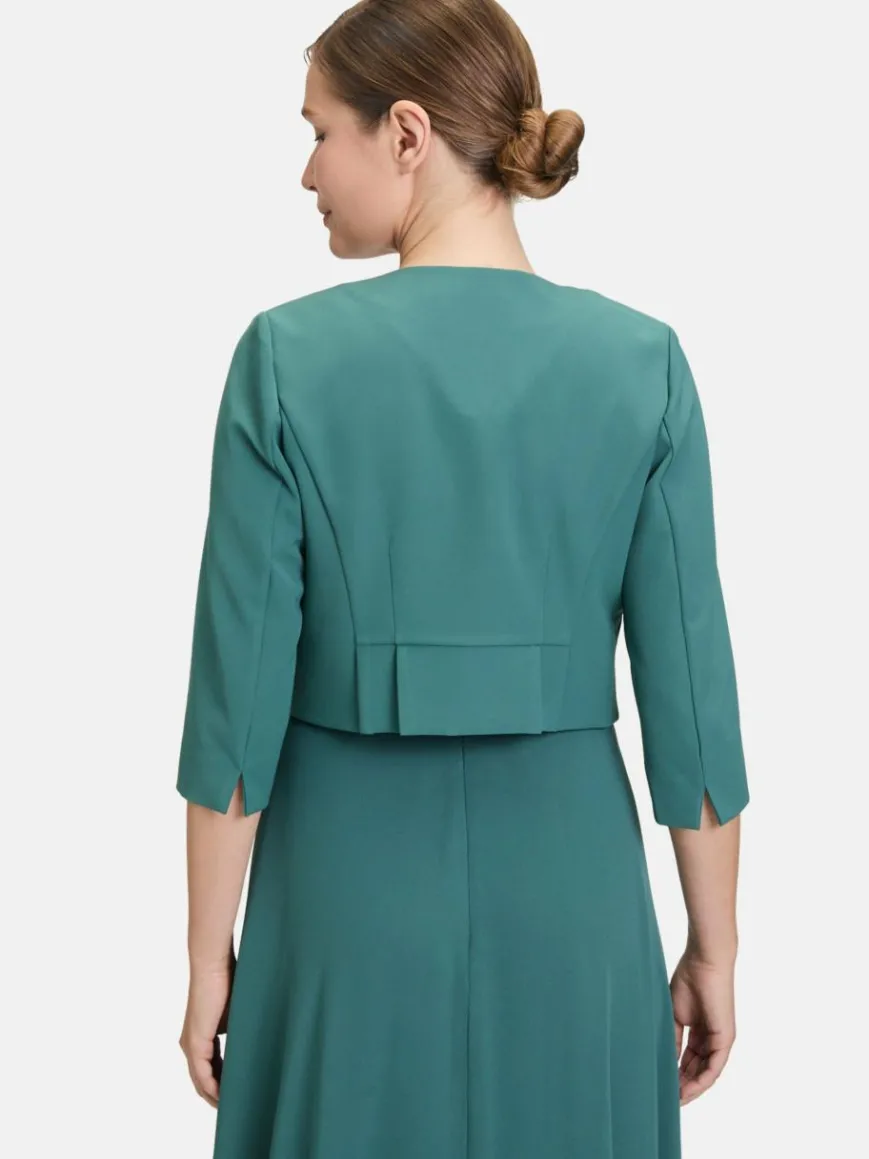 Vera Mont Blazer*Damen Bolero-Jacke smaragd uni