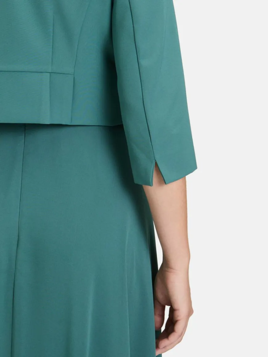 Vera Mont Blazer*Damen Bolero-Jacke smaragd uni