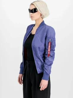 Alpha Industries Jacken & Westen*Damen Bomberjacke purple uni