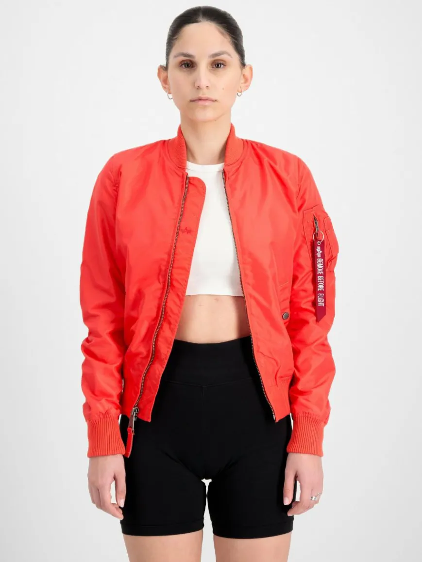 Alpha Industries Jacken & Westen*Damen Bomberjacke rot uni