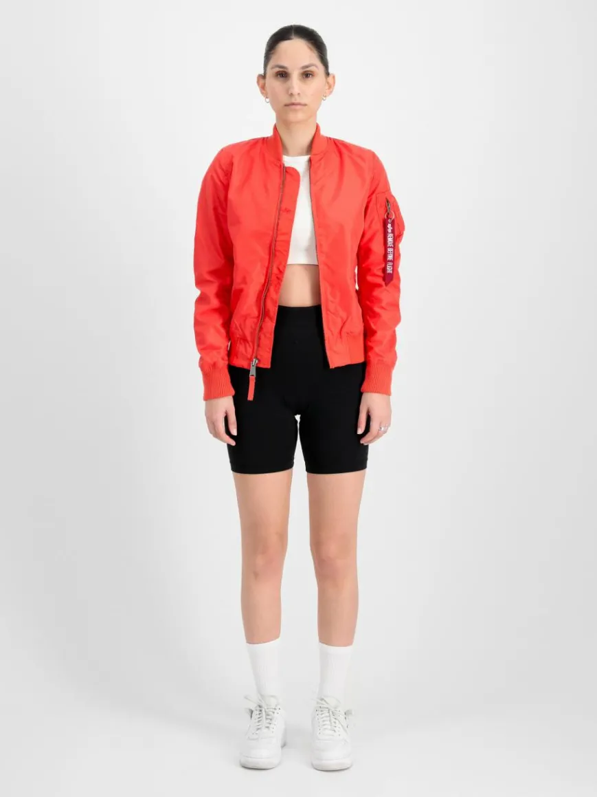 Alpha Industries Jacken & Westen*Damen Bomberjacke rot uni