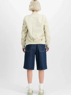 Alpha Industries Jacken & Westen*Damen Bomberjacke weiß uni