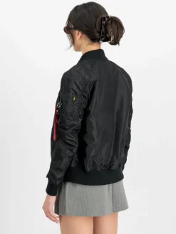 Alpha Industries Jacken & Westen*Damen Bomberjacke schwarz uni