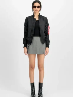 Alpha Industries Jacken & Westen*Damen Bomberjacke schwarz uni