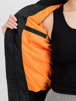 Alpha Industries Jacken & Westen*Damen Bomberjacke schwarz uni