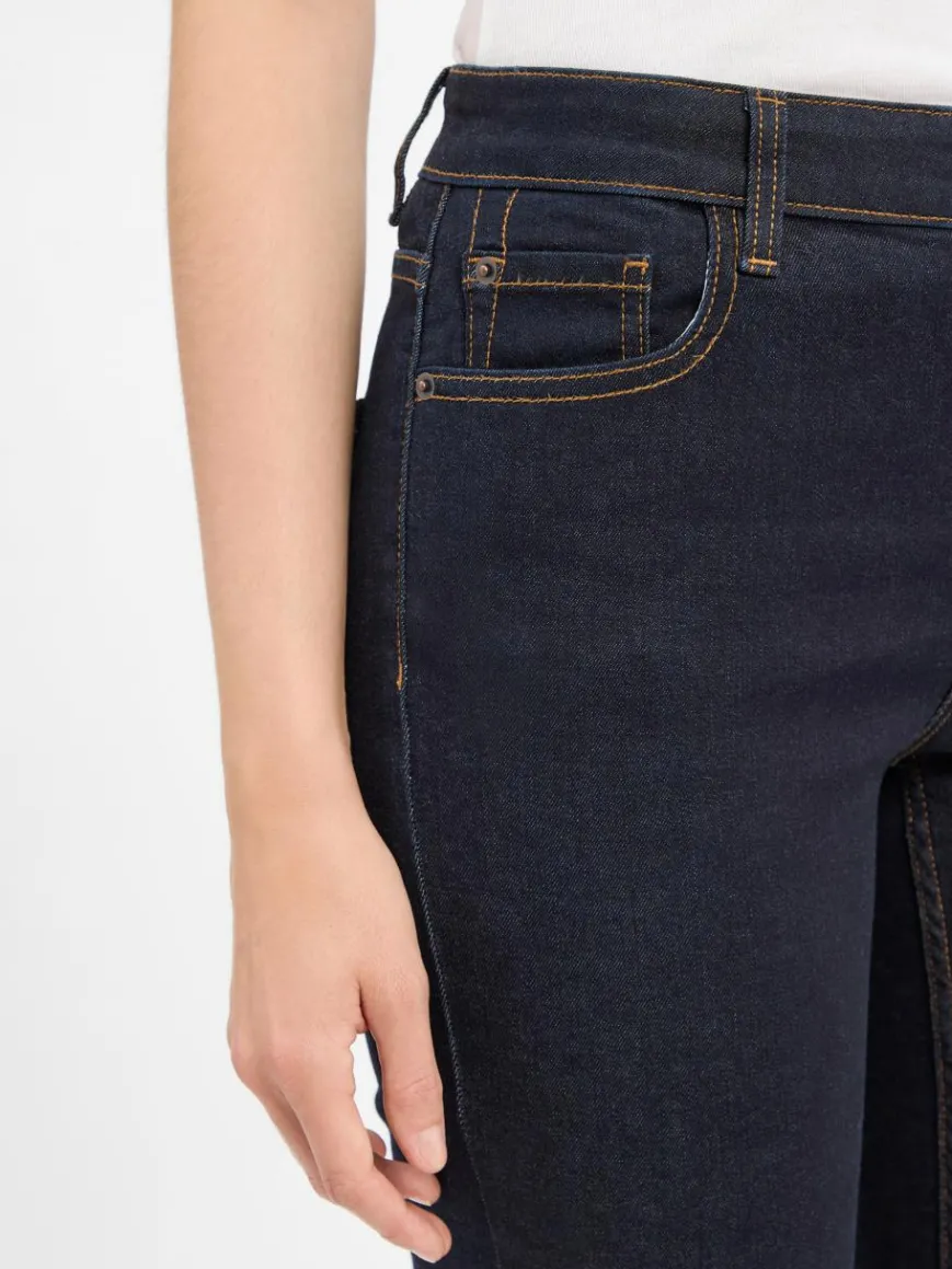 Marie Lund Jeans*Damen Bootcut Jeans marine uni