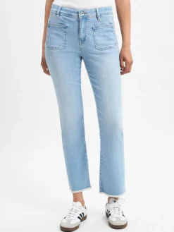 MOS MOSH Jeans*Damen Bootcut Jeans - MMAshley Olympos bleached uni