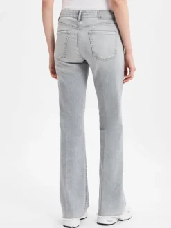 Cambio Jeans*Damen Bootcut-Jeans - Paris hellgrau uni