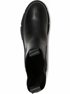 Tamaris Boots & Stiefeletten*Damen Boots aus Leder schwarz uni