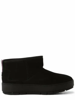 Tommy Hilfiger Boots & Stiefeletten*Damen Boots aus Leder schwarz uni