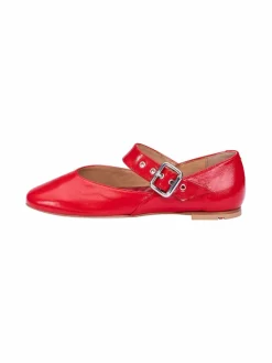Lloyd Ballerinas*Damen Bootsschuhe rot uni