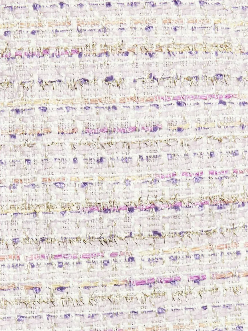 Faina Röcke*Damen Bouclé Minirock mehrfarbig uni