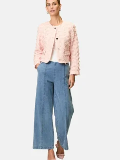 zero Blazer*Damen Bouclè-Blazer pink uni