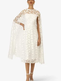 Kraimod Kleider*Damen Brautkleid weiß gemustert