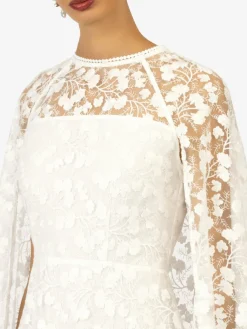 Kraimod Kleider*Damen Brautkleid weiß gemustert