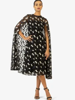 Kraimod Kleider*Damen Brautkleid schwarz gemustert