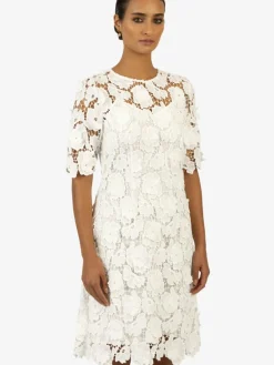 Kraimod Kleider*Damen Brautkleid weiß gemustert