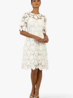 Kraimod Kleider*Damen Brautkleid weiß gemustert