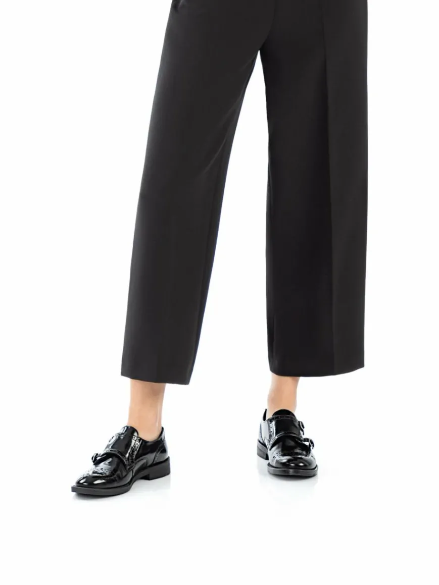 Lloyd Slipper*Damen Budapester schwarz uni