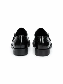 Lloyd Slipper*Damen Budapester schwarz uni