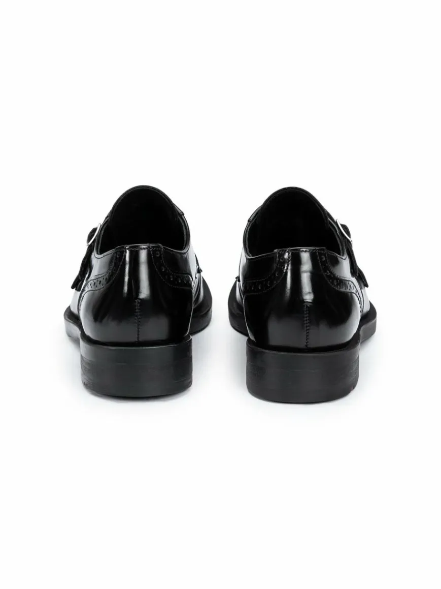 Lloyd Slipper*Damen Budapester schwarz uni