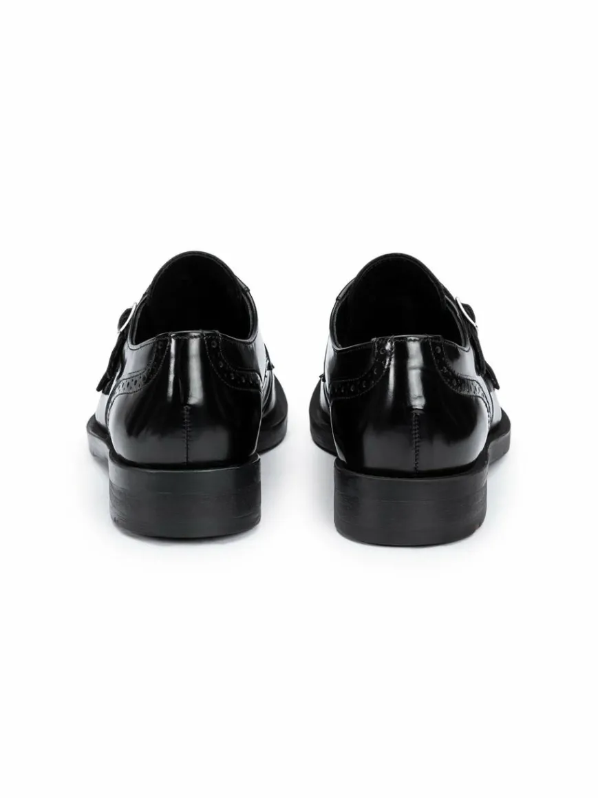 Lloyd Slipper*Damen Budapester schwarz uni