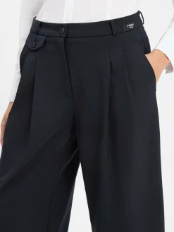 Cambio Hosen*Damen Bundfaltenhose - Erin marine uni