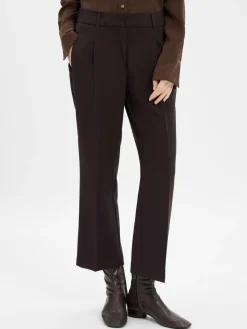 Opus Hosen*Damen Bundfaltenhose - Meeri city schoko uni