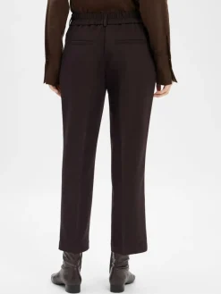 Opus Hosen*Damen Bundfaltenhose - Meeri city schoko uni