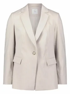 Betty & Co Blazer*Damen Businessblazer beige uni