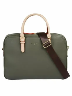 Bugatti Taschen & RucksĂ€cke*Damen Businesstasche grĂŒn uni