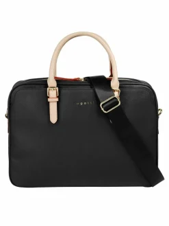 Bugatti Taschen & RucksÀcke*Damen Businesstasche schwarz uni