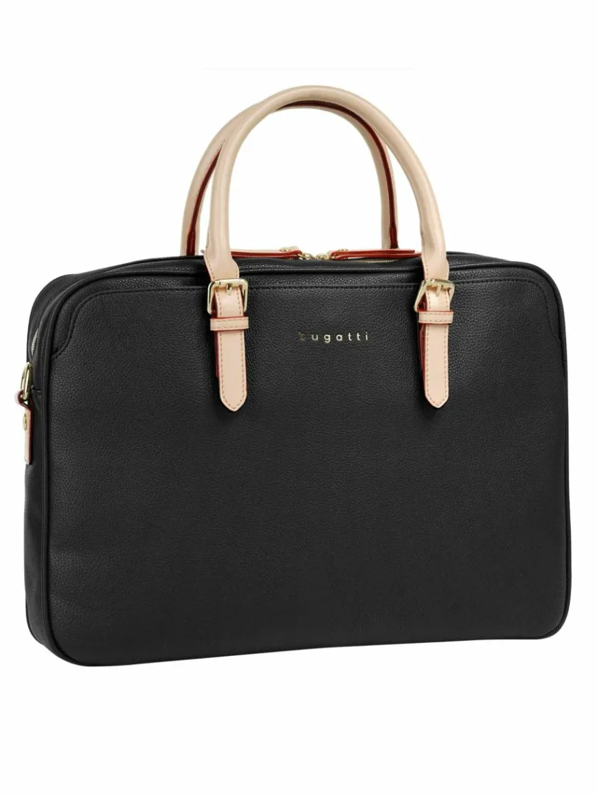 Bugatti Taschen & Rucksäcke*Damen Businesstasche schwarz uni