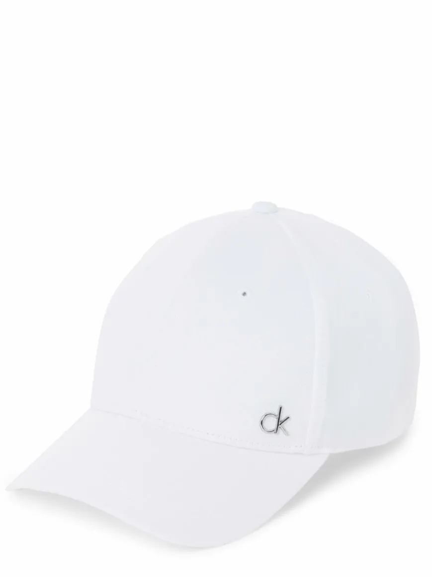 Calvin Klein Mützen & Hüte*Damen Cap - Metal Cotton weiß uni