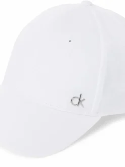 Calvin Klein Mützen & Hüte*Damen Cap - Metal Cotton weiß uni