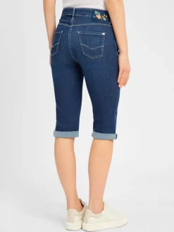 MAC Jeans*Damen Capri-Jeans - Dream Sun blau uni