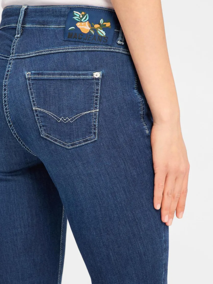 MAC Jeans*Damen Capri-Jeans - Dream Sun blau uni