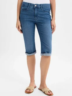 MAC Jeans*Damen Capri-Jeans - Dream Sun blue stone uni