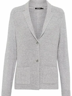 Olsen Pullover & Strickjacken*Damen Cardigan grau uni