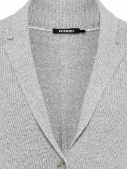 Olsen Pullover & Strickjacken*Damen Cardigan grau uni