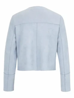 Cartoon Blazer*Damen Casual-Jacke blau aqua uni